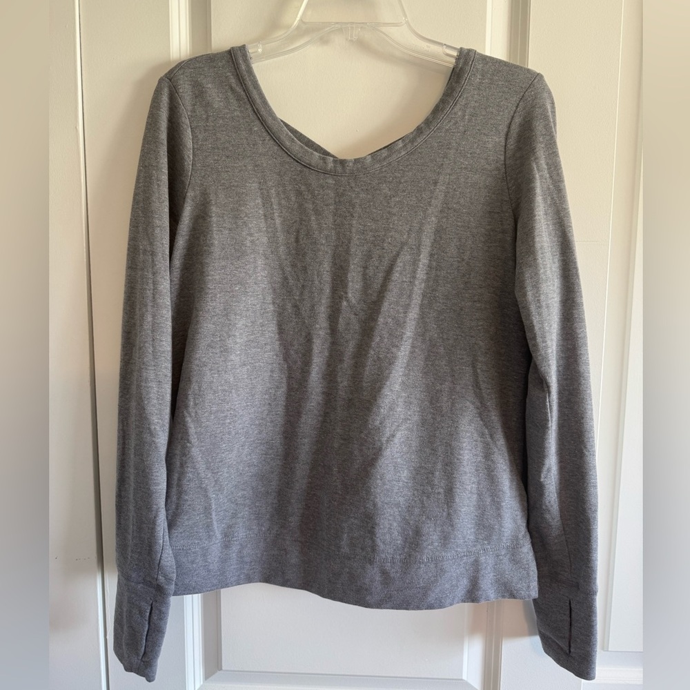 Old Navy Active Charcoal Long Sleeve Tee